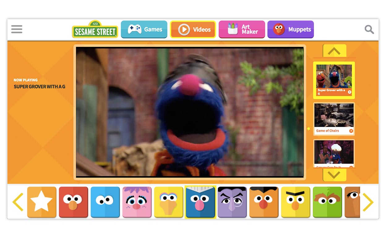 SesameStreet Org Drupal Migration Sesame Workshop Appnovation   Ses Gal 3 0 