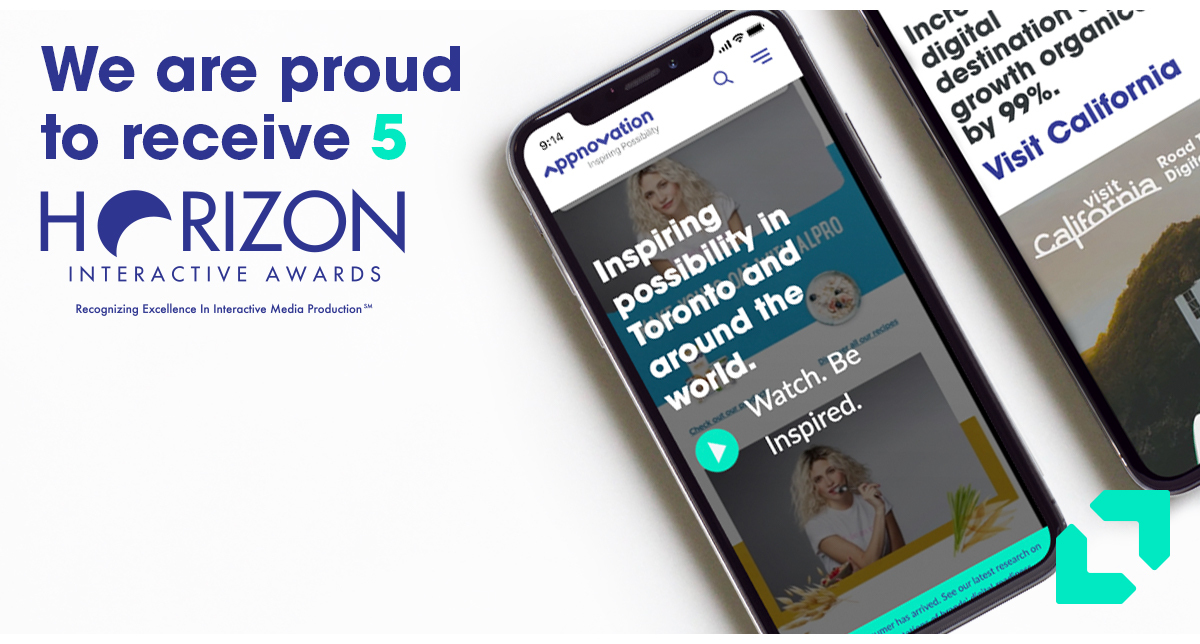 Appnovation Wins Five Horizon Interactive Awards at the 2020 Competition